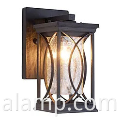 Lâmpada de jardim à prova d'água no estilo europeu para iluminação de parede externa